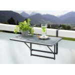 Greemotion 416505 toulouse table suspendue pour balcon