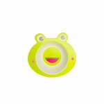Grenouille - filles'alimentation en fibre de bambou pour bb, plats pour enfants, animaux de dessin ...