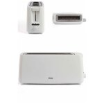 Grill pain baguettes 900w blanc large fente 7 positions ejection automatique Grill pain baguettes 900w blanc large fente 7 positions ejection automatique