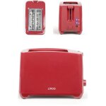 Grill pain � deux fentes rouge 750w 7 positions pour griller les tartines de pain id�es cadeaux