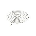Grille basse repose plat pour micro ondes samsung - de97 - 00136b