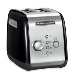 Grille - pain 2 tranches noir onyx kitchenaid 5kmt221eob