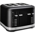 Grille - pain 4 tranches kitchenaid 5kmt4109ebm - truffe noire Grille - pain 4 tranches kitchenaid 5kmt4109ebm - truffe noire