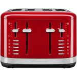 Grille - pain 4 tranches kitchenaid 5kmt4109eer - rouge empire