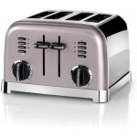 Grille - pain cuisinart cpt180pie toaster 4 tranches rose Grille - pain cuisinart cpt180pie toaster 4 tranches rose
