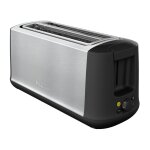 Moulinex subito select ls342dch - grille - pain - 4 tranche - 2 emplacements - acier inoxydable