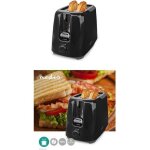 Grille pain noir 2 emplacements thermostat rglable: 6 700 w avec tiroir  miettes