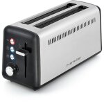 Grille - pain riviera & bar qgp349 2 fentes extra - longues noir nacre