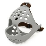 S - grise - masque r�glable pour chien de grande et moyenne taille, 1 pi�ce, museli�re en filet'�corce, ...