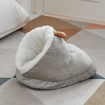 Grotte chaude pour animaux de compagnie lit d'hiver pour chats petits chiens lit pour chat auto - chauffant ...
