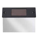 Grundig panneau de num�ro de maison avec eclairage led fonctionne a l'�nergie solaire montage mural incl. ...