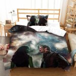 Guardians of the galaxy impression en d parure de couette avec fermeture eclair housse de couette respirantepo ...