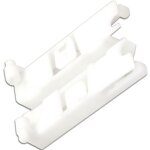 Guides embouts de visière (par 2) hotte (481240118666 whirlpool fagor) Guides embouts de visière (par 2) hotte (481240118666 whirlpool fagor)