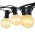 Guirlande d'ampoules globe, 25 pi�ces, ac 220v e12 g40, lampes � incandescence, d�corations de f�te de ...