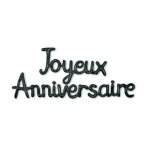 Guirlande ballons lettres anniversaire 4. 5m noir