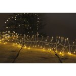 Guirlande boa d'extrieur 10 mtres - 800 led - blanc chaud