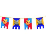 Guirlande d�co de chevaliers et dragons