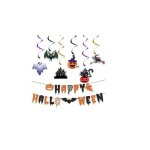 Guirlande spirale - nikcorp - d�coration halloween - multicolore - facile � installer - motifs vari�s ...