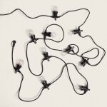 Guirlande lumineuse ext�rieure easyfit avec 10 ampoules 5, 65 m 2700k blanc chaud