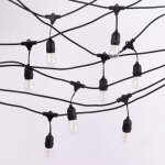 Guirlande lumineuse ext�rieure jardin 10m + 10 ampoules g45 e27 1w 2700k 230v ekolight