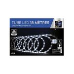 Guirlande lumineuse int�rieur et ext�rieur tube 18 m 324 led blanc froid et 8 jeux de lumi�re