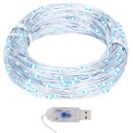 Guirlande lumineuse micro led 40m 400led blanc froid 8fonctions vidaxl