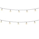 Guirlande lumineuse solaire grundig 9. 35m - 50 lumi�res led - avec t�l�commande