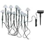 Guirlande mini champignons champy blanc plastique 3. 8m