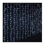 Guirlande rideau lumineux 600 led blanc froid 30 tombées avec 8 jeux de lumière Guirlande rideau lumineux 600 led blanc froid 30 tombées avec 8 jeux de lumière