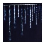 Guirlande rideau stalactite lumineux 120 led blanc froid 20 tomb�es de lumi�re effet tomb�e de neige