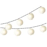 Guirlande solaire lanternes chinoises 10 led