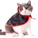Dguisement d'halloween pour chien et chat, cape pour animaux de compagnie, avec chapeau, mignon, dguisement ...