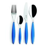 Guzzini 23000076 m�nag�re en inox 24 pi�ces bleu m�diterran�e 25, 5 x 15, 8 x 7, 5 cm