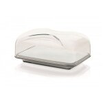 Guzzini - cloche a fromage rectangulaire 25. 5x18cm gris - 27010092