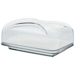 Guzzini - cloche a fromage rectangulaire 25. 5x18cm transparent - 27010000