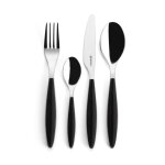 Guzzini feeling set de couverts 24 pièces noir Guzzini feeling set de couverts 24 pièces noir