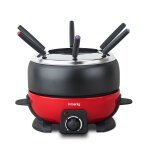 H. koenig alp1800 + rp2 appareil a fondue 2 l et pierre / raclette