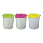 H. koenig bo318 - bol - pour sorbetire - rose / vert / jaune / argent (pack de 3) - pour h. koenig hf180 ...