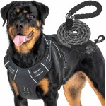 Haapaw harnais tactique robuste pour chiens de grande taille, anti - traction, réglable, réfléchissant, ... Haapaw harnais tactique robuste pour chiens de grande taille, anti - traction, réglable, réfléchissant, ...