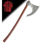 Hache normand h628g hache medievale reproduction denix