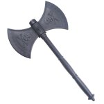 Hache viking en polypropylene double lame hachette pirate repliksword