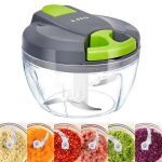 Hachoir alimentaire manuel pour viande, légumes et fruits, robot culinaire, déchiqueteuse pour ail et ... Hachoir alimentaire manuel pour viande, légumes et fruits, robot culinaire, déchiqueteuse pour ail et ...