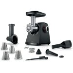 Hachoir à viande bosch mfws440b - série 4 - 500 w - 2 puissances - noir Hachoir à viande bosch mfws440b - série 4 - 500 w - 2 puissances - noir
