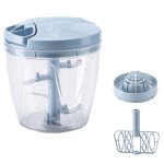 Hachoir a viande manuel multifonctiion 2 en 1, presse - agrumes, ficelle d'aliments a main, hachoir a ...