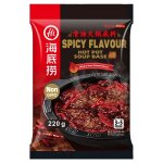 Haidilao base de soupe piquante pour hot pot, saveur authentique, epic�e, 220g, id�al pour fondue chinoise, ...