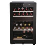 Haier wine bank 50 serie 7 hws42gdau1 refroidisseur de vin compresseur pose libre noir 42 bouteilles