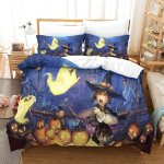Halloween impression en d parure de couette avec fermeture eclair housse de couette respirantepour tout ...