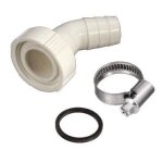 Hama 00110812 raccord des tuyaux d'eau connecteur de tuyau plastique blanc