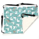 Hamac pour animaux de compagnie double face avec sangles rglables, lit - balanoire pour chat, coussin ...