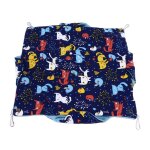 Hamac chaud double couche pour animaux de compagnie, hamac pliable et suspendu pour petits animaux de ...